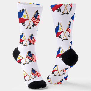 Philippinische amerikanische Flagge Philippinische Socken