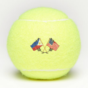 Philippinische amerikanische Flagge Philippinische Tennisbälle