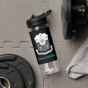 Philippinische Fitness, philippinisches Wappen /Fl Trinkflasche