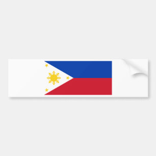 philippinische Flagge Autoaufkleber