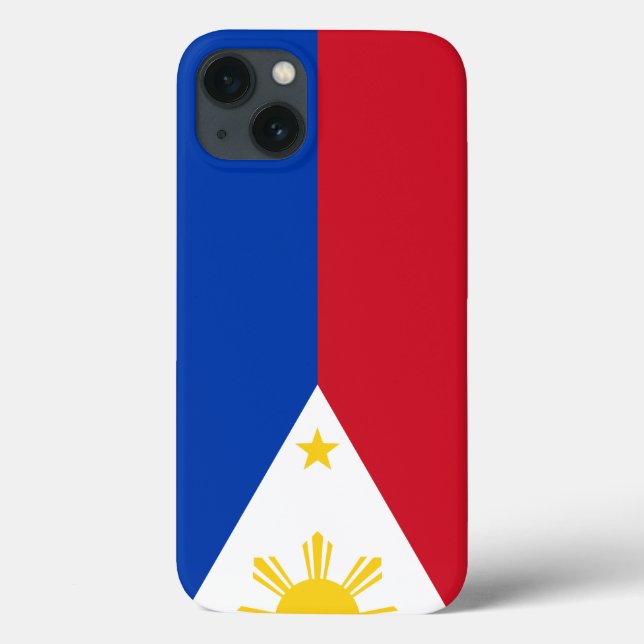 philippinische Flagge Case-Mate iPhone Hülle (Rückseite)