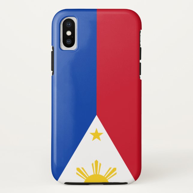 philippinische Flagge Case-Mate iPhone Hülle (Rückseite)