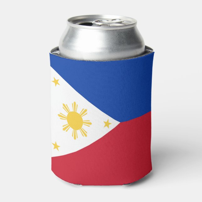 philippinische Flagge Dosenkühler (Kanne Vorderseite)