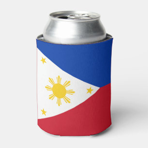 philippinische Flagge Dosenkühler