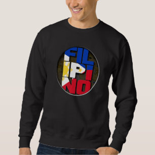 philippinische Flagge Filipino Flagge Pinoy Flagge Sweatshirt