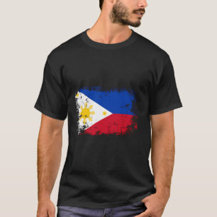 Philippinische Flagge Filipino T-Shirt