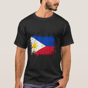 Philippinische Flagge Filipino T-Shirt