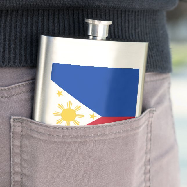 philippinische Flagge Flachmann (Beispiel)