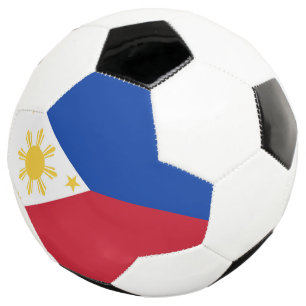philippinische Flagge Fußball