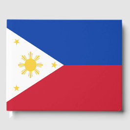 philippinische Flagge Gästebuch
