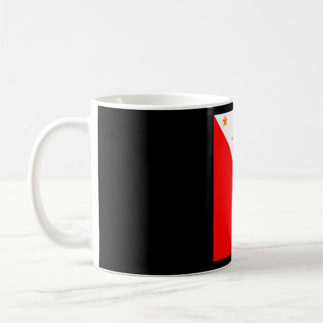 Philippinische Flagge � Geist Australiens Kaffeetasse (Links)