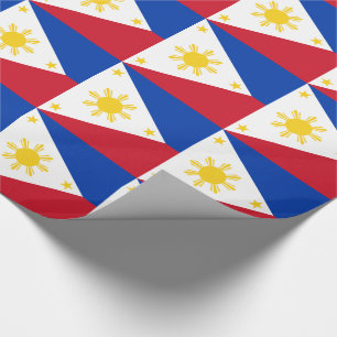 philippinische Flagge Geschenkpapier