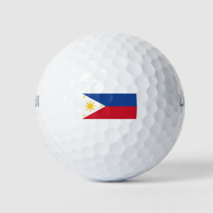 philippinische Flagge Golfball