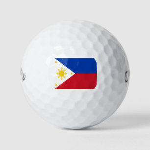 philippinische Flagge Golfball