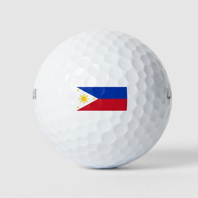 philippinische Flagge Golfball (Vorderseite)