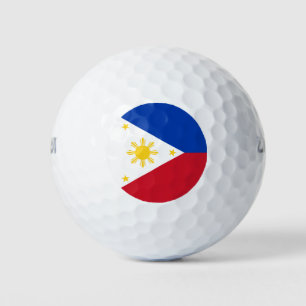 philippinische Flagge Golfball