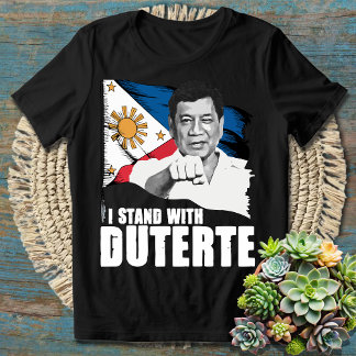 Philippinische Flagge I mit Duterte T-Shirt