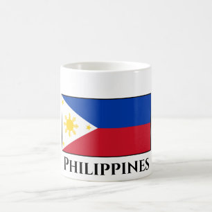 philippinische Flagge Kaffeetasse