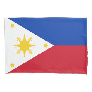 philippinische Flagge Kissenbezug