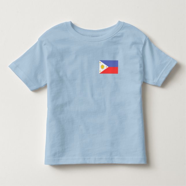 philippinische Flagge Kleinkind T-shirt (Vorderseite)