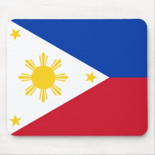 philippinische Flagge Mousepad