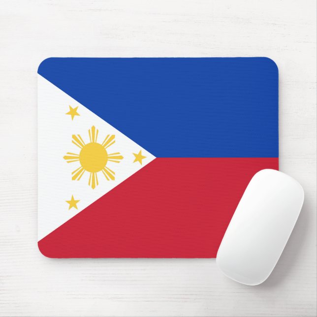 philippinische Flagge Mousepad (Mit Mouse)
