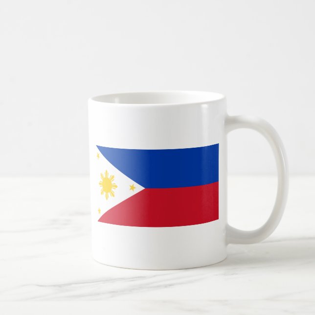 philippinische Flagge, philippinische Flagge Tasse (Rechts)