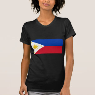 Philippinische Flagge, philippinische T-Shirt