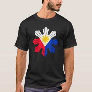 philippinische Flagge Pinoy Filipino Pinoy Drei St T-Shirt