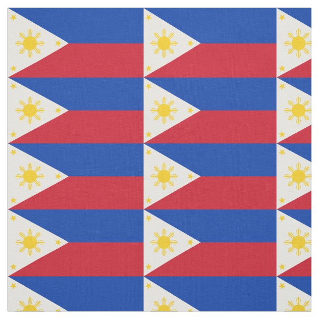 philippinische Flagge Stoff (Muster)