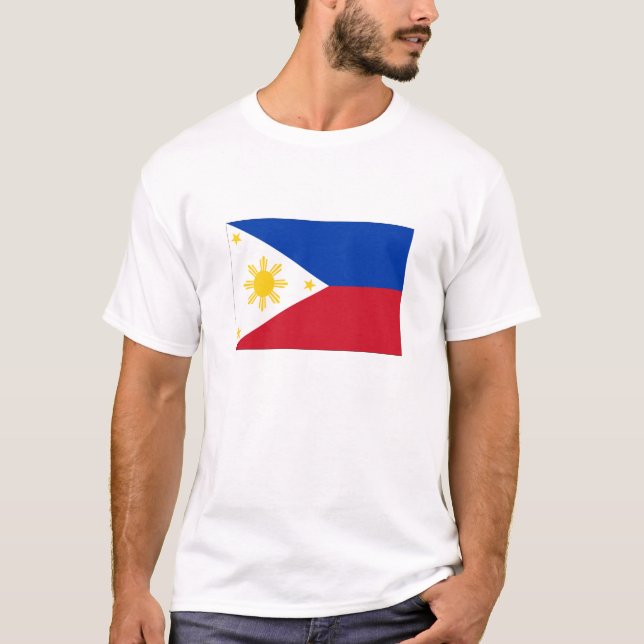 philippinische Flagge T-Shirt (Vorderseite)