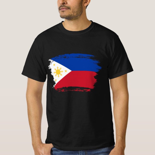 philippinische Flagge T-Shirt (Vorderseite)