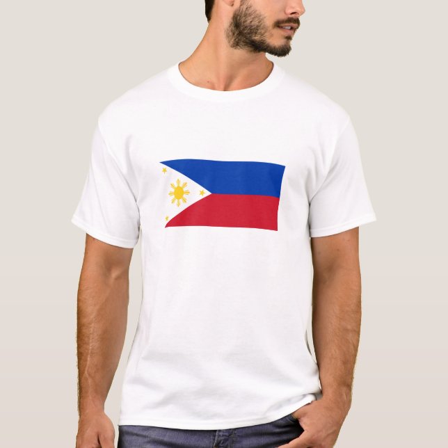 philippinische Flagge T-Shirt (Vorderseite)