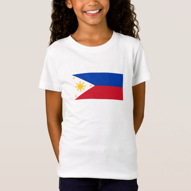 philippinische Flagge T-Shirt (Vorderseite)