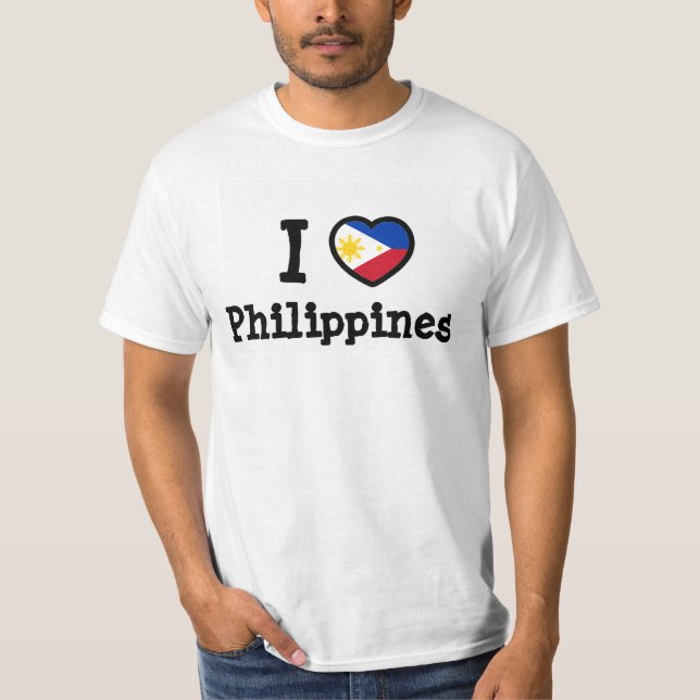 philippinische Flagge T-Shirt (Vorderseite)