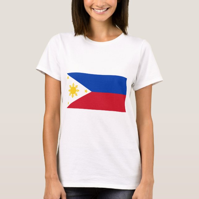 Philippinische Flagge T-Shirt (Vorderseite)