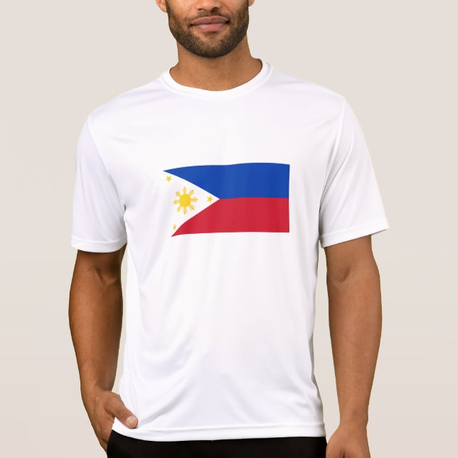 philippinische Flagge T-Shirt (Vorderseite)