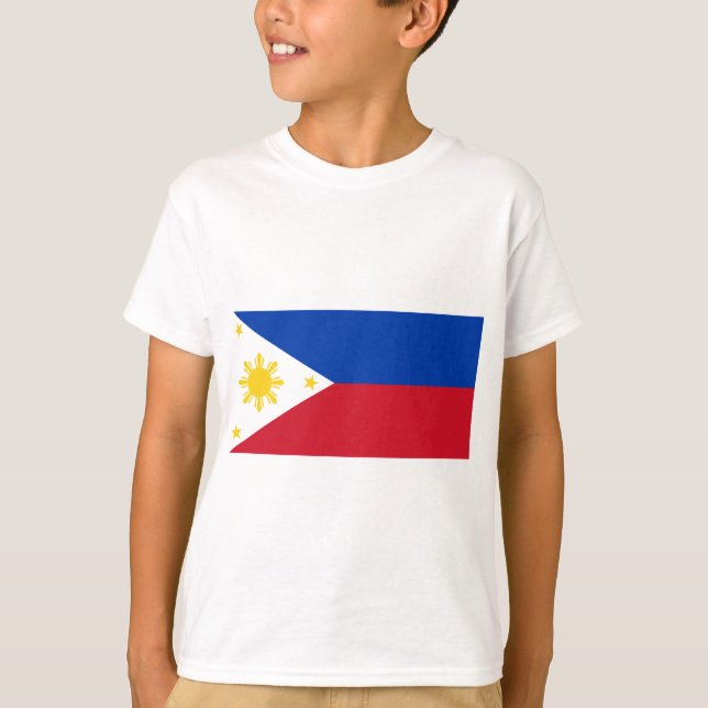 philippinische Flagge T-Shirt (Vorderseite)