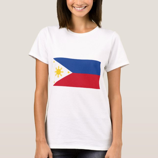 philippinische Flagge T-Shirt (Vorderseite)