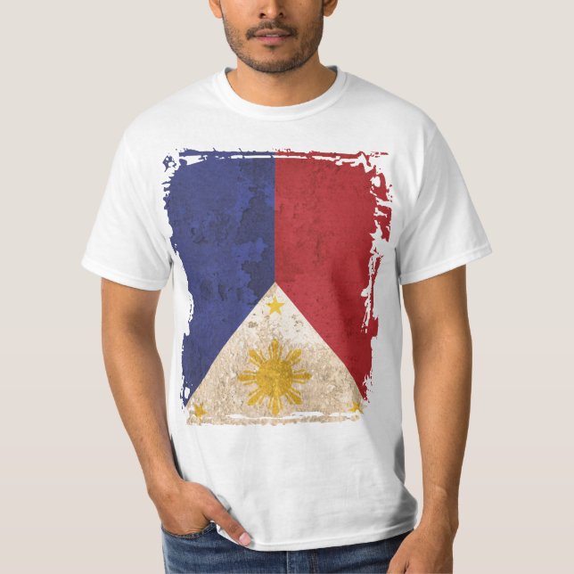 philippinische Flagge T-Shirt (Vorderseite)