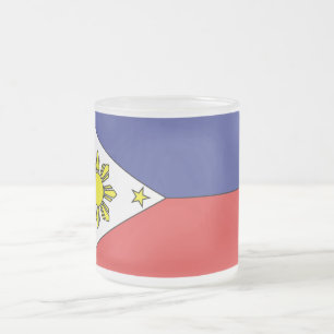 Philippinische Flagge (Tasse) Mattglastasse