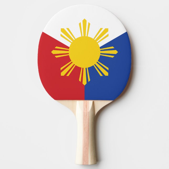 philippinische Flagge Tischtennis Schläger (Vorderseite)