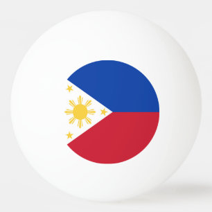philippinische Flagge Tischtennisball