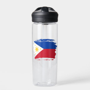philippinische Flagge Trinkflasche