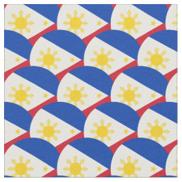 Philippinische Flagge und Philippinen-Fabric-Mode Stoff