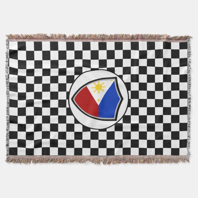 Philippinische Flagge wirft Decke (Vorderseite)