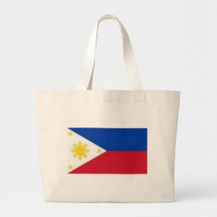 Philippinische Flaggen-Produkte Jumbo Stoffbeutel