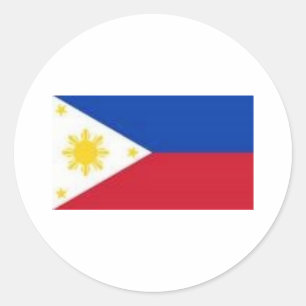 Philippinische Flaggen-Produkte Runder Aufkleber