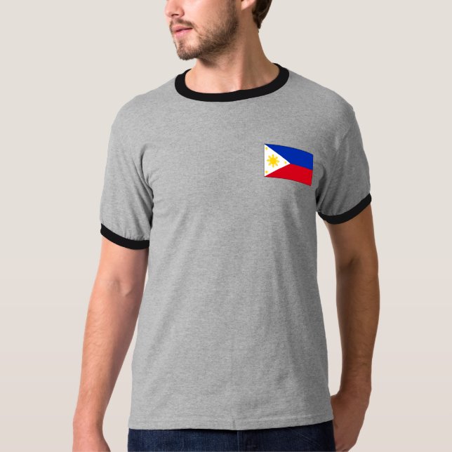 Philippinische Flaggen-T - Shirts und Geschenke (Vorderseite)