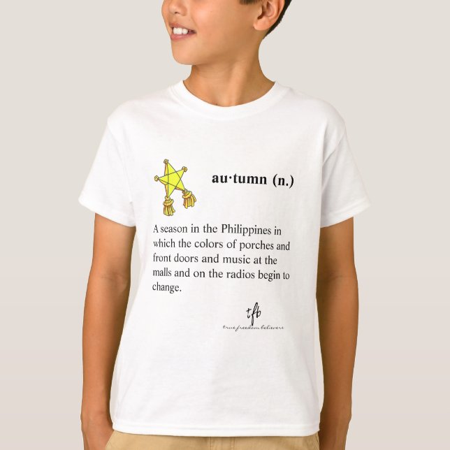 philippinische Herbstkinder T-Shirt (Vorderseite)